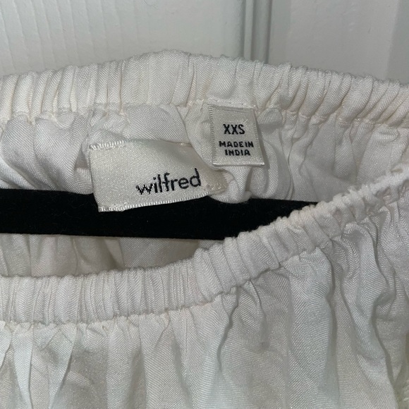 Aritzia Wilfred Emmie White off the Shoulder Dress - Picture 7 of 8